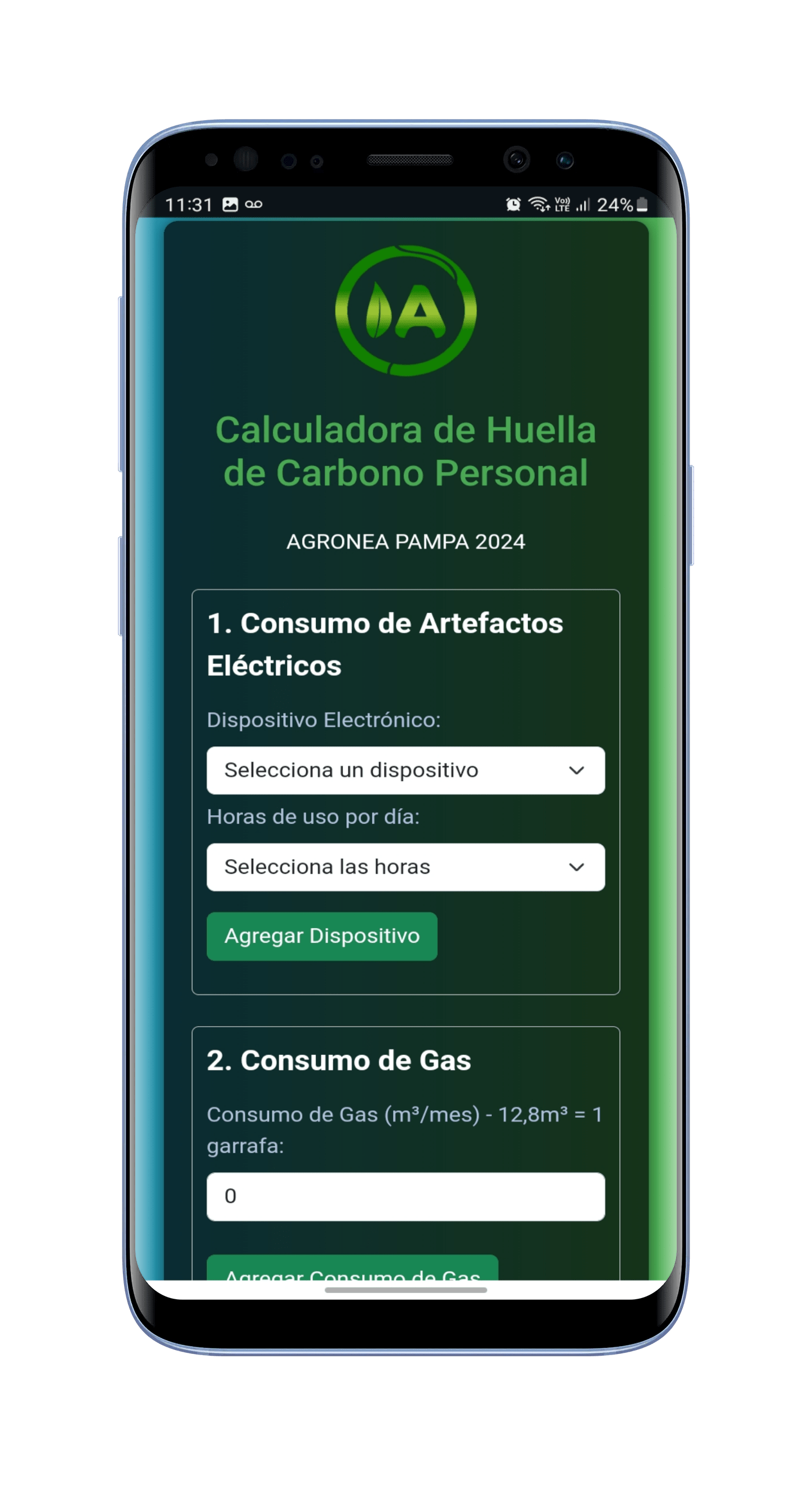 Calculadora Huella de Carbono